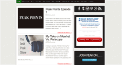 Desktop Screenshot of joshpeak.com